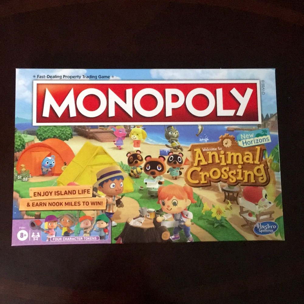 NINTENDO | Animal Crossing | Monopoly New Horizons Board Game | Hasbro Gaming